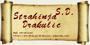 Strahinja Drakulić vizit kartica